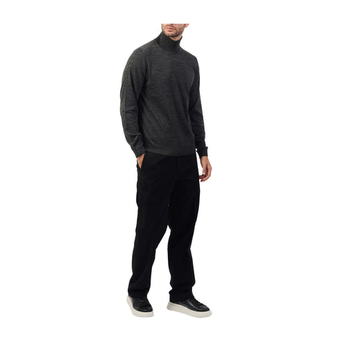 BOSS Pullover Maglia Uomo a collo alto in lana Grigio scuro A24 - BOSS50468262 - 002 - M - Francavilla Moda